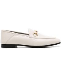 Gucci - Brixton Horsebit-detailed Leather Collapsible-heel Loafers - Lyst
