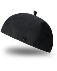 Maison Michel - Emy Logo-Plaque Beret Hat - Lyst