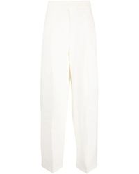 Fendi - Pantaloni Dritti A Vita Alta - Lyst