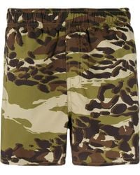 Givenchy - Camouflage-Print Swim Shorts - Lyst