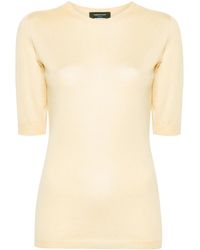 Fabiana Filippi - Short-Sleeve Fine-Knit Sweater - Lyst