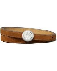 Tory Burch - Romy Reversible Suede Belt - Lyst