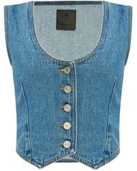 Givenchy - Voyou Denim Waistcoat - Lyst