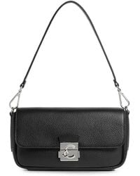 Coccinelle - C-Me Grainy Leather Medium Shoulder Bag - Lyst