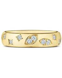 Kwiat - 18K Cobblestone Star Diamond Ring - Lyst