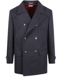 Brunello Cucinelli - Double-Breasted Coats - Lyst
