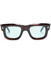 Cutler and Gross - Tortoiseshell-Effect Square-Frame Sunglasses - Lyst
