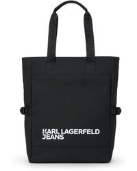 Karl Lagerfeld - Utility Logo-print Tote Bag - Lyst