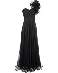 Ana Radu - Vestido de fiesta con apliques florales - Lyst