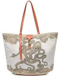 Inoui Edition - Poseidon Graphic-Print Tote Bag - Lyst