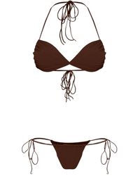 Amir Slama - Bikini Triangular Con Cierre De Lazo - Lyst