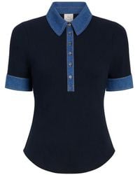Cinq À Sept - Jaden Short-Sleeve Polo Top - Lyst