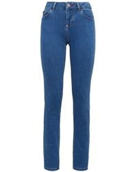 Philipp Plein - Logo-Plaque Slim-Fit Denim Jeans - Lyst
