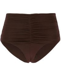 MAISON ANANA - Ruched Bikini Bottoms - Lyst
