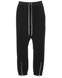 Rick Owens - Drawstring Zipped-Cuff Track Pants - Lyst