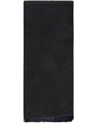 ZEGNA - Floral-Jacquard Fringed Scarf - Lyst