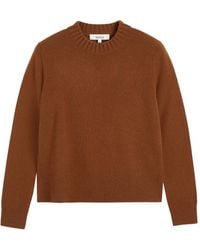 Chinti & Parker - Cropped Ribbed-Trim Sweater - Lyst