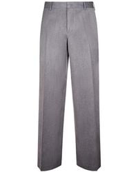 Cellar Door - Pressed-Crease Straight-Leg Trousers - Lyst