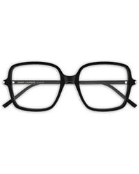 Saint Laurent - Square-Frame Glasses - Lyst
