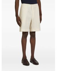ZEGNA - Oasi Lino Shorts - Lyst
