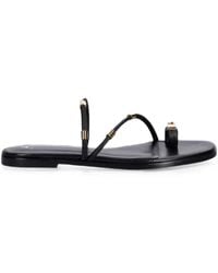 Patrizia Pepe - Hardware-Detail Toe-Strap Sandals - Lyst