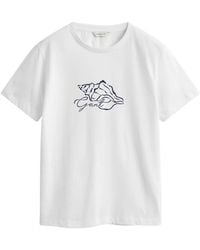 GANT - Shell-Print T-Shirt - Lyst