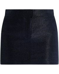 Tom Ford - Woven-Design Mini Skirt - Lyst