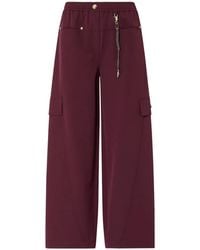 Liu Jo - Oversized Trousers With Charm - Lyst