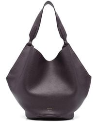 KHAITE - Medium Lotus Leather Tote Bag - Lyst