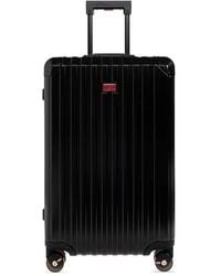 DIESEL - Ribbed Logo-Plaque Suitcase - Lyst