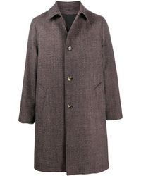 Marni Abrigo de tweed con botones - Marrón