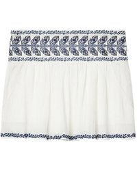Isabel Marant - Picadilia Ecru Cotton Skirts - Lyst