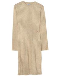 Burberry - Wool And Cashmere Blend Dress - Lyst