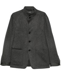 ZEGNA - Welt-Pocket Single-Breasted Blazer - Lyst