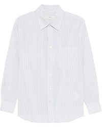 DUNST - Camisa A Rayas Con Bolsillo - Lyst