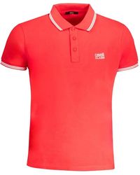 Roberto Cavalli - Logo-Embroidered Tipped Polo Shirt - Lyst