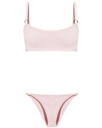 Hunza G - Iris Crinkle-Effect Bikini - Lyst