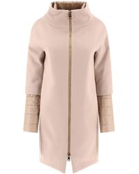 Herno - Coat With Down Inserts - Lyst