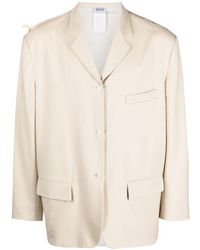 Magliano - Patchwork-panel Single-breasted Blazer - Lyst