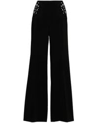 Stella McCartney - Broderie-Anglaise Tailored Trousers - Lyst