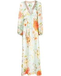 Camilla - Floral-print Cut-out Dress - Lyst