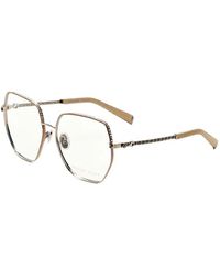 Philipp Plein - Crystal-Embellished Geometric-Frame Glasses - Lyst