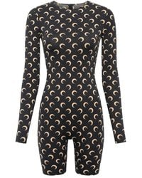 Marine Serre - Mono largo con motivo de luna creciente - Lyst