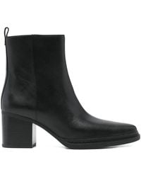 MICHAEL Michael Kors - Pointed Toe Ankle Boots With Block Heel - Lyst