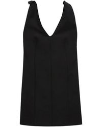 MSGM - Vestido corto sin mangas con cuello en V - Lyst