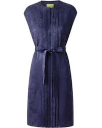 Shanghai Tang - Abito Midi Tang Con Effetto Jacquard - Lyst