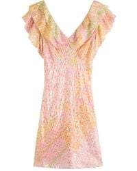princess polly baby blue dress Never Fully Dressed Plus wrap mini dress in abstract heart print