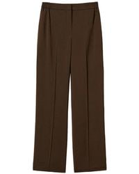 Twinset - Straight Twill Trousers With Pockets - Lyst