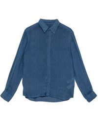 120% Lino - Button-Up Overhemd - Lyst