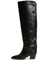 Twinset - Leather Thigh-High Boots - Lyst